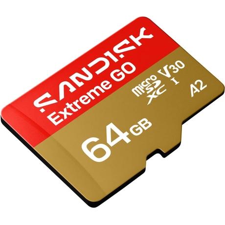 SanDisk Extreme GO UHS I 64 GB microSD Memory Card-1