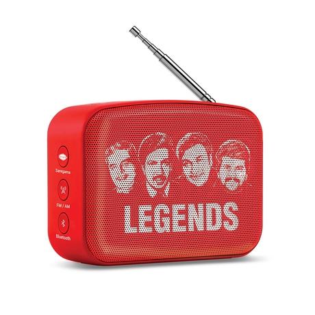 Saregama Carvaan Mini Kannada 3- Music Player with Bluetooth/FM/AM/AUX (Sunset Red)-1