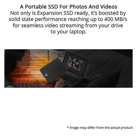Seagate 500 GB Expansion SSD Portable Hard Disk Drive (HDD), STJD500400 Black-4