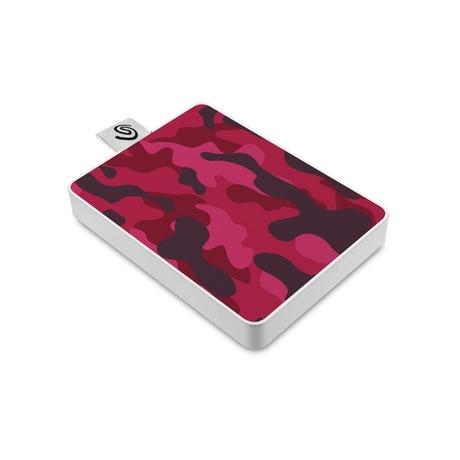 Seagate 500 GB One Touch Special Edition SSD Portable Hard Disk Drive (HDD), STJE500405 Red-1
