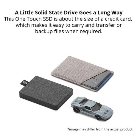Seagate 500 GB One Touch Special Edition SSD Portable Hard Disk Drive (HDD), STJE500405 Red-3
