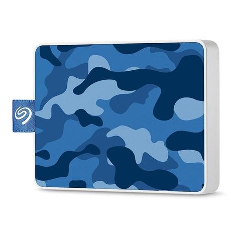 Seagate 500 GB One Touch Special Edition SSD Portable Hard Disk Drive (HDD), STJE500406 Blue-0