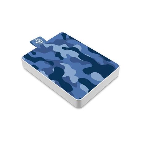 Seagate 500 GB One Touch Special Edition SSD Portable Hard Disk Drive (HDD), STJE500406 Blue-1
