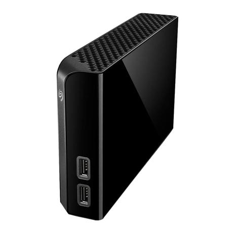 Segate 14 TB Backup Plus Hub Desktop Hard Disk Drive (HDD) Works Interchangeably on PC and Mac Computers-0