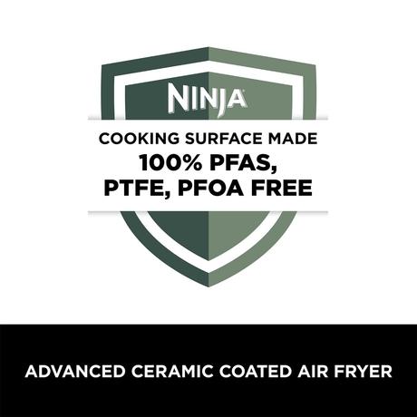 Ninja Food Dual Zone 7.6 L Air Fryer, Black, AF300IN-7