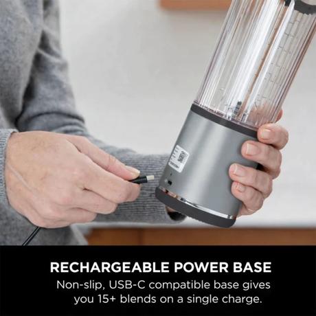 Ninja Blast Portable Cordless Blender, Black, BC151INBK-5