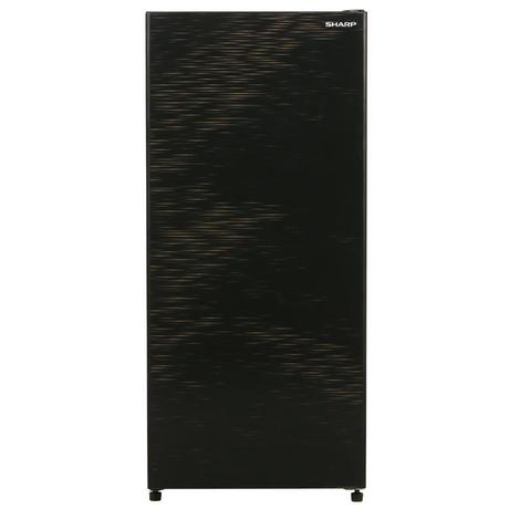 Sharp 193 L 4 Star Glass Door Direct Cool Single Door Refrigerator, Midnight Black, SJ-G19ST-BK-0