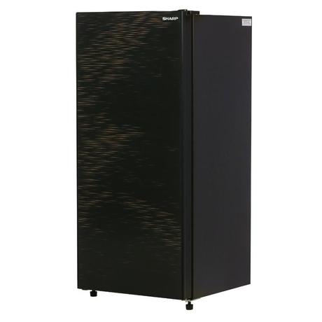 Sharp 193 L 4 Star Glass Door Direct Cool Single Door Refrigerator, Midnight Black, SJ-G19ST-BK-1