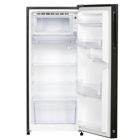 Sharp 193 L 4 Star Glass Door Direct Cool Single Door Refrigerator, Midnight Black, SJ-G19ST-BK-4