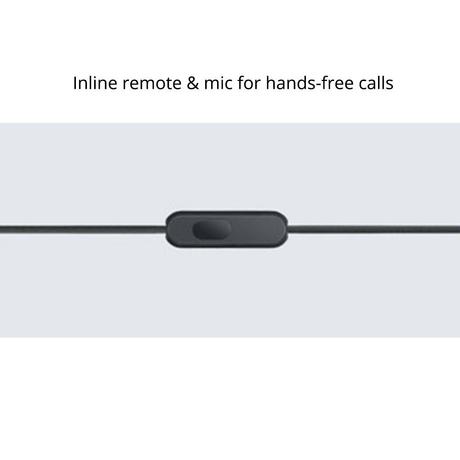 Sony MDR-EX255AP Wired Earphone with Inline Remote and Mic for Hands-free Calls, Black-1