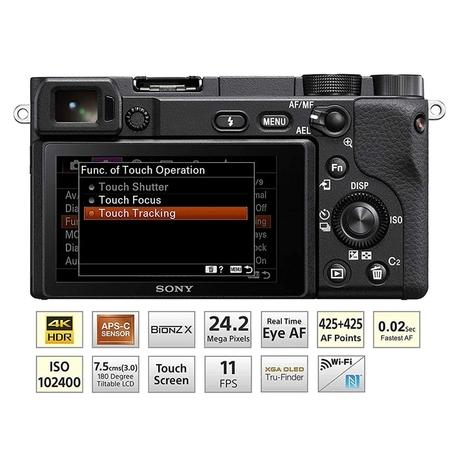 Sony Alpha ILCE 6400L 24.2 MP Mirrorless Digital SLR Camera with 16-50 mm Power Zoom Lens (APS-C Sensor, Fast Auto Focus, Real-time Eye AF, Real-time Tracking, 4K Vlogging Camera & Tiltable screen)-2