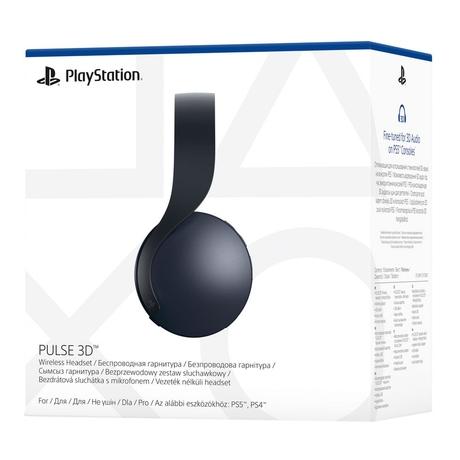 Sony Pulse 3D Bluetooth Wireless Headphone for PlayStation 5 with Fine-tuned for 3D Audio, Midnight Black-1