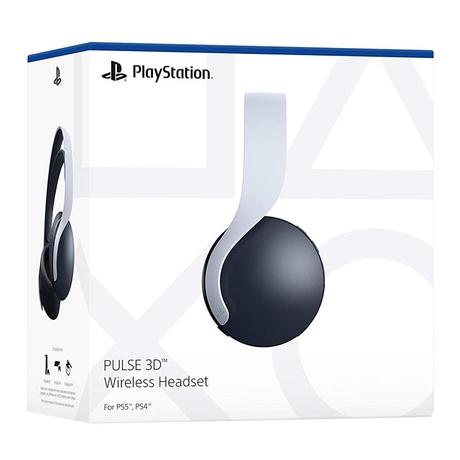Sony Pulse 3D Bluetooth Wireless Headphone for PlayStation 5 with Fine-tuned for 3D Audio, White-2