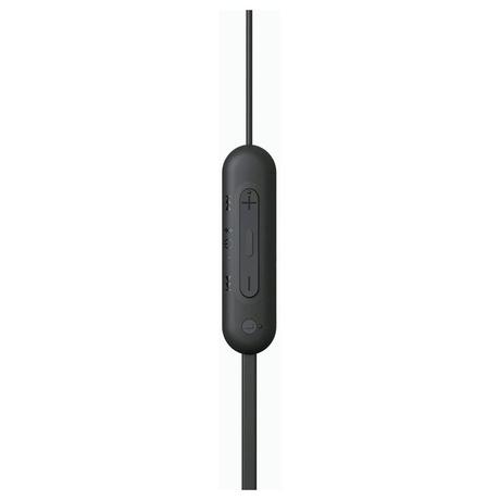Sony WI-C100 Wirless Neckband Earphone with Up to 25 Hours of Battery Life, hands-free calling, IPX4 rating with Splash and Sweat-Proof, Voice assistant compatible, Black-1