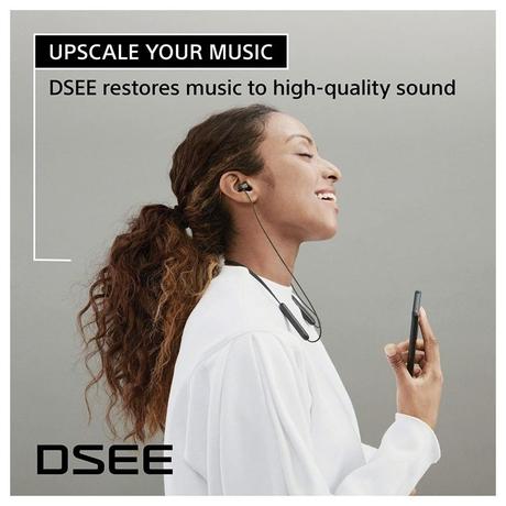 Sony WI-C100 Wirless Neckband Earphone with Up to 25 Hours of Battery Life, hands-free calling, IPX4 rating with Splash and Sweat-Proof, Voice assistant compatible, Black-3