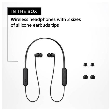 Sony WI-C100 Wirless Neckband Earphone with Up to 25 Hours of Battery Life, hands-free calling, IPX4 rating with Splash and Sweat-Proof, Voice assistant compatible, Blue-6