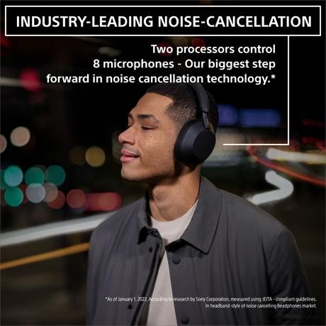 Sony WH-1000XM5 Wireless Industry Leading Active Noise Cancelling Headphones with Mic with Auto Noise Cancelling Optimizer, 8 Mics for Crystal Clear Hands-Free Calling, Google Fast Pair, Swift Pair, and Alexa Voice Control, Black-2