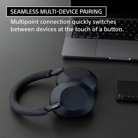 Sony WH-1000XM5 Wireless Industry Leading Active Noise Cancelling Headphones with Mic with Auto Noise Cancelling Optimizer, 8 Mics for Crystal Clear Hands-Free Calling, Google Fast Pair, Swift Pair, and Alexa Voice Control, Black-7