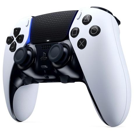 Sony PS5 DualSense Edge Wireless Controller with Changeable Stick Cap, White-0