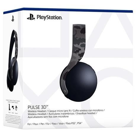Sony Pluse 3D Over-the-Ear Wireless Headphone with Up to 12 Hours Backup, Grey Camouflage-4