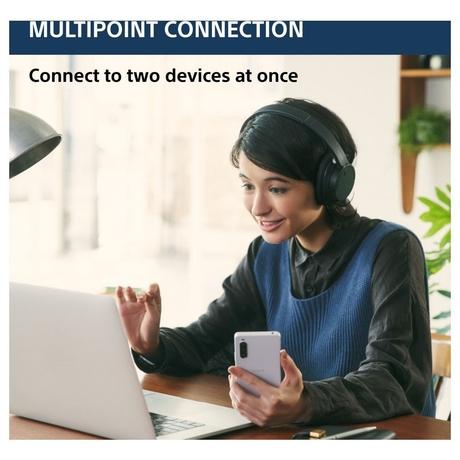 Sony WH-CH720N Over-the-Ear Bluetooth Headphone with Active Noise Cancellation, Upto 35 hrs of playtime, Quick Charging, Bluetooth v5.2, Google, Alexa Voice Assistant, Black-7