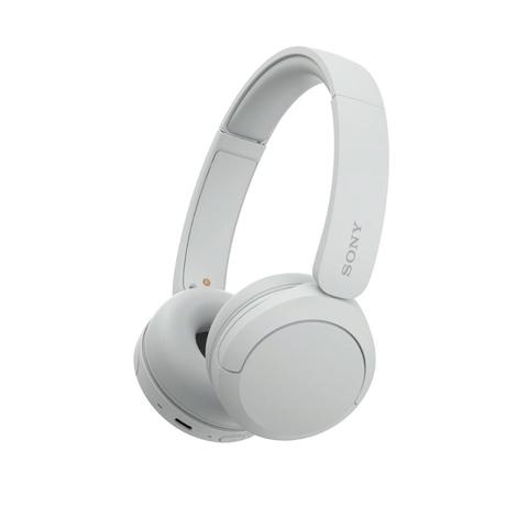 Sony WH-CH520, Wireless On-Ear Bluetooth Headphones with Mic, Up to 50 Hours of Playtime, Quick charging, Multipoint Connectivity, Fast Charge, White-0