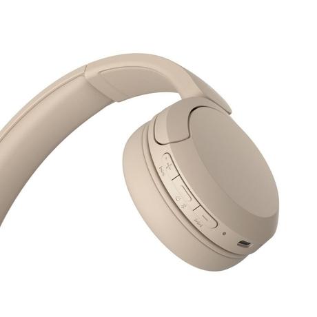 Sony WH-CH520, Wireless On-Ear Bluetooth Headphones with Mic, Up to 50 Hours of Playtime, Quick charging, Multipoint Connectivity, Fast Charge, Taupe-5