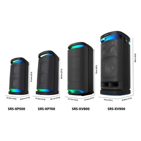 Sony SRS-XV800 X-Series Wireless Portable Bluetooth Karaoke Party Speaker IPX4 Splash-Proof with 25 Hrs Battery,TV Sound Booster,Built-in Handle & Wheels, Omnidirectional Sound and Ambient Lights -New-4