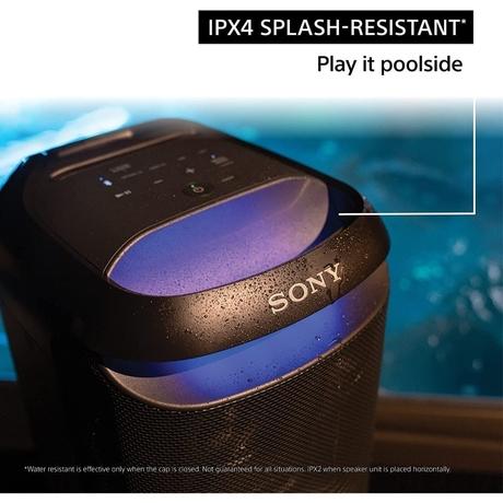 Sony SRS-XV800 X-Series Wireless Portable Bluetooth Karaoke Party Speaker IPX4 Splash-Proof with 25 Hrs Battery,TV Sound Booster,Built-in Handle & Wheels, Omnidirectional Sound and Ambient Lights -New-5
