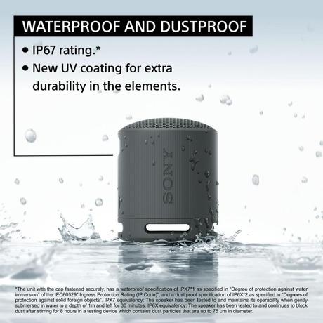 Sony Bluetooth Speaker SRS-XB100/BZIN, Black-4