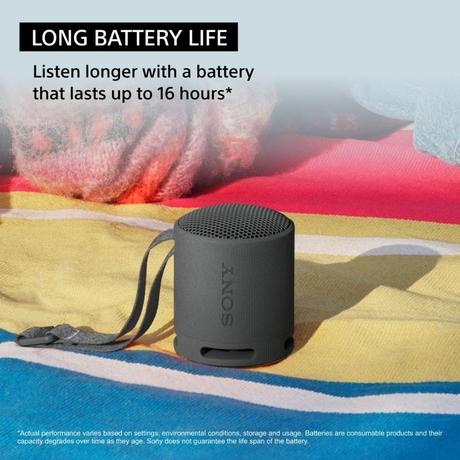 Sony Bluetooth Speaker SRS-XB100/BZIN, Black-5
