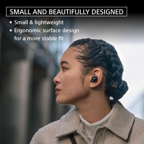Sony WF1000XM5 TWS Earbuds with Up to 24 Hours Battery Life and Quick Charge, Active Noise Cancellation, Black-5