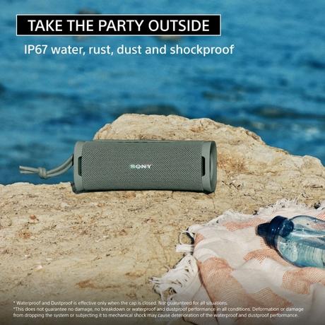 Sony ULT Field 1 Wireless Ultra Portable Bluetooth Compact Speaker with 12 hrs of Battery Life, IP67 Waterproof, Dustproof, Shockproof, Detachable Strap (ULT Button for Bass Boost) (SRS-ULT10) - Black-4