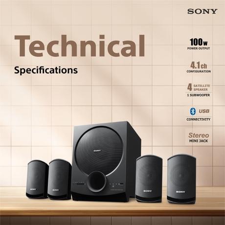 Sony SA-D40M2 4.1 Ch Home Theatre System with Bluetooth and USB Connectivity-2