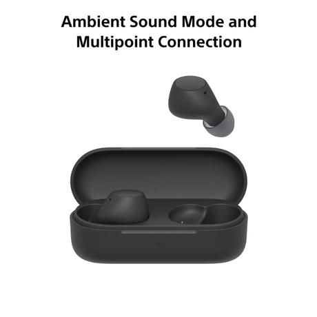 Sony WF-C510 Truly Wireless Bluetooth Earbuds with Mic, TWS, Up to 22 Hours Battery, Ambient Sound Mode, Small and Comfortable, IPX4 - Black-1