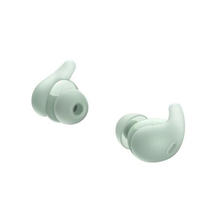 Sony LinkBuds Fit WF-LS910N Active Noise Cancelling Wireless Bluetooth Earbuds, Comfortable Fit with new supporters, High Call Quality with AI, Touchless Operation, Green-1