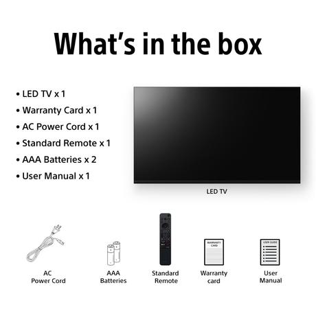 Sony 126 cm (50 inch) BRAVIA 2 II 4K Ultra HD Smart LED Google TV, K-50S22BM2 (Black)-4