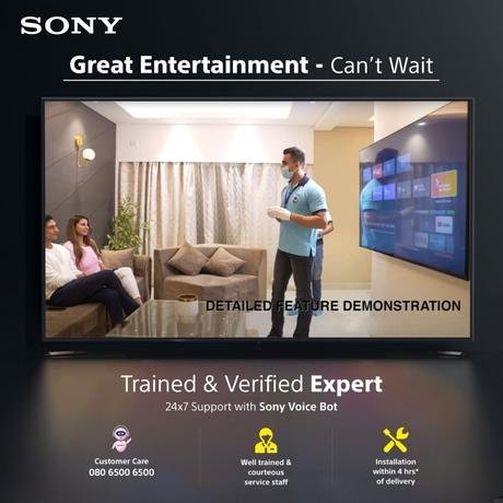 Sony 108 cm (43 inch) BRAVIA 2 II 4K Ultra HD Smart LED Google TV, K-43S22BM2 (Black)-19