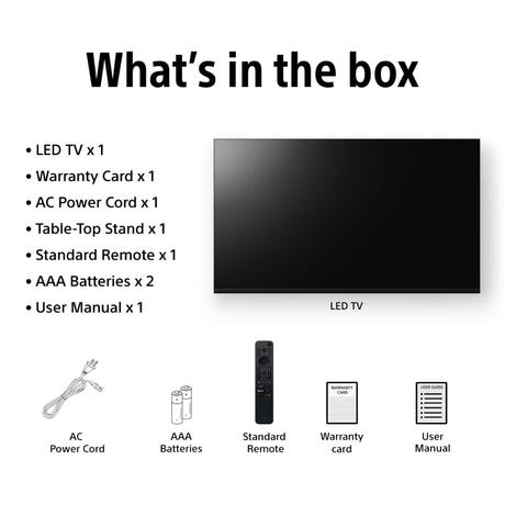 Sony 108 cm (43 inches) BRAVIA 2 4K Ultra HD Smart LED Google TV, K-43S22M2, Black-4