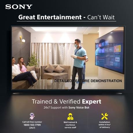 Sony 139 cm (55 inch) BRAVIA 2 4K Ultra HD Smart LED Google TV, K-55S25M2, Black-19