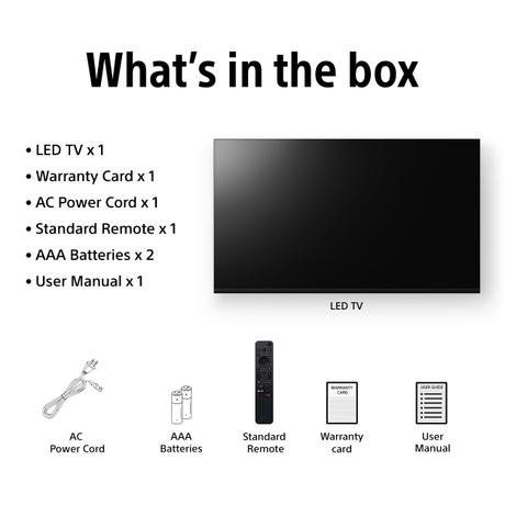 Sony 139 cm (55 inch) BRAVIA 2 4K Ultra HD Smart LED Google TV, K-55S25M2, Black-4