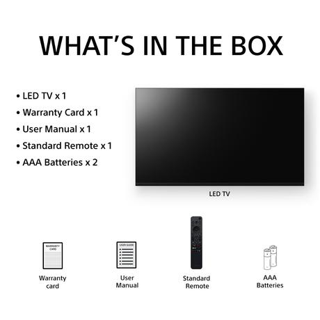Sony 139 cm (55 inch) BRAVIA 5 4K Ultra HD AI Technology Smart Mini LED Google TV, K-55XR55A (Black)-4