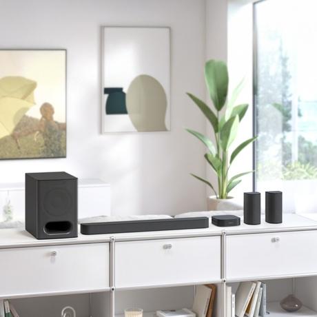 Sony Bravia Theatre System 6(HT-S60) Real 5.1ch 1000W,Dolby Atmos/DTS:X Soundbar Home Theatre with Powerful subwoofer & Wireless Rear Speakers,Voice Zoom3, BCA App, Bluetooth,HDMI eARC-4