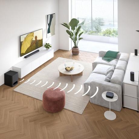 Sony Bravia Theatre System 6(HT-S60) Real 5.1ch 1000W,Dolby Atmos/DTS:X Soundbar Home Theatre with Powerful subwoofer & Wireless Rear Speakers,Voice Zoom3, BCA App, Bluetooth,HDMI eARC-5
