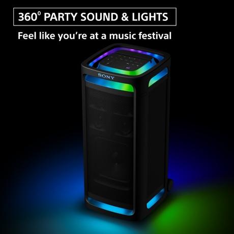 Sony ULT TOWER9 (SRS-ULT 900AC) Wireless, Bluetooth Party Speaker with Massive Bass, 360 degree Sound & Party Lights, Karaoke, TouchPanel, Built in Power Bank, TV Sound Booster-2