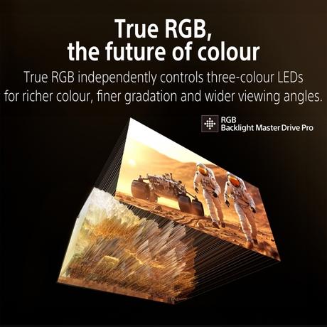Sony 139 cm (55 inch) Bravia Tru RGB UHD Smart LED Google TV, Black, 55XR70M2-8