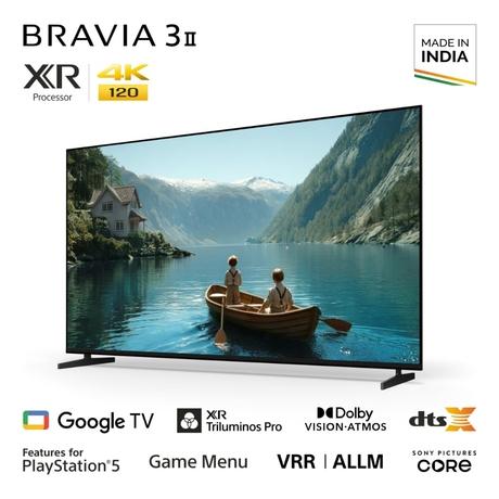 Sony 189 cm (75 inch) 4K Ultra HD Bravia 3 Smart TV, 75XR35M2-1