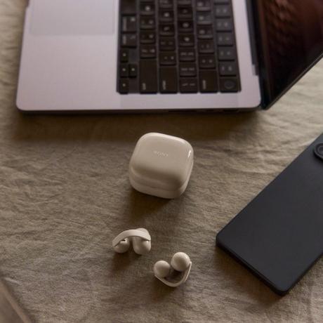 SONY WF-LC900 LinkBuds Clip Open-Ear Truly Wireless Earbuds, Comfortable & Secure Fit, Lightweight Clip-On Design, Touch Controls, Greige-6