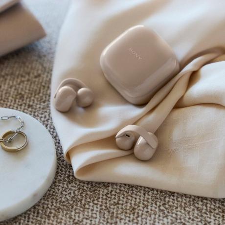 SONY WF-LC900 LinkBuds Clip Open-Ear Truly Wireless Earbuds, Comfortable & Secure Fit, Lightweight Clip-On Design, Touch Controls, Greige-7