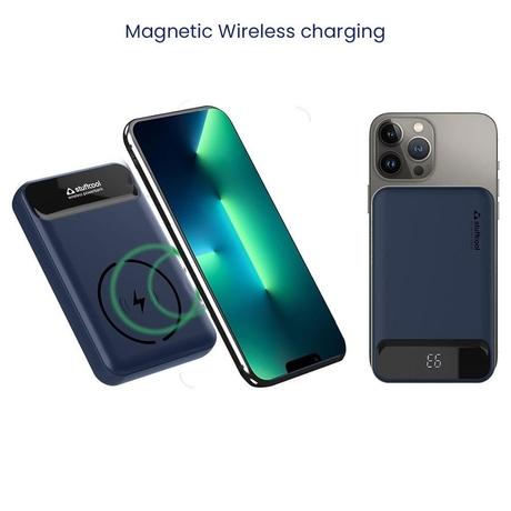Stuffcool 10000 mAh Power Bank, PB9018W Blue-2
